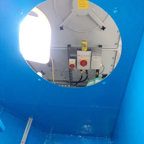 Cold Water Storage cooling tower repair