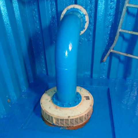 Cold Water Storage steel water tank reline project