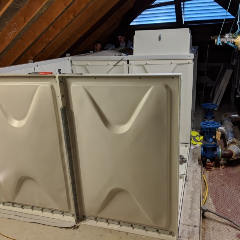 GRP water tank replacement in Kent