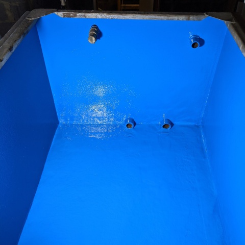 cold water tank reline and refurbishment