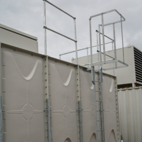 GRP water tank replacement