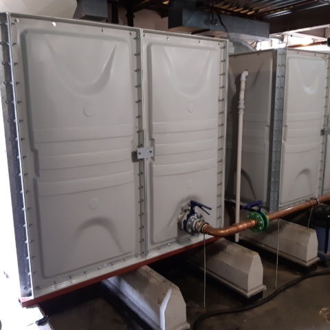 GRP tank replacement by Cold Water Storage